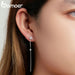 925 Sterling Silver Tassel Flower Ear Studs For Women