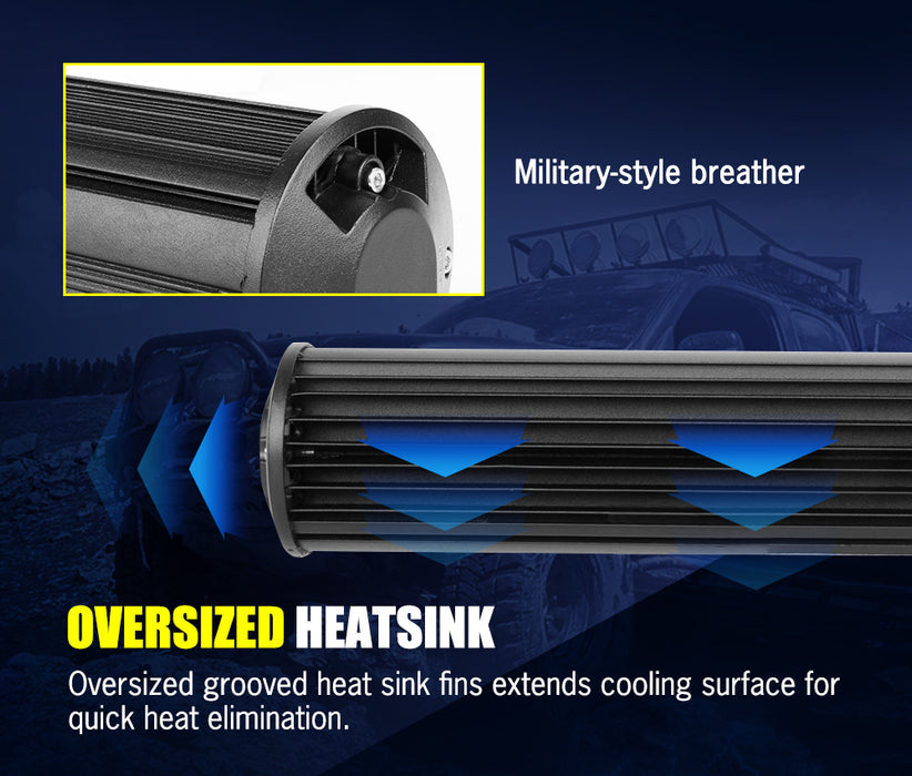 23Inch Led Light Bar Spot Flood Driving Offroad Lamp 20 / 23" 4Wd