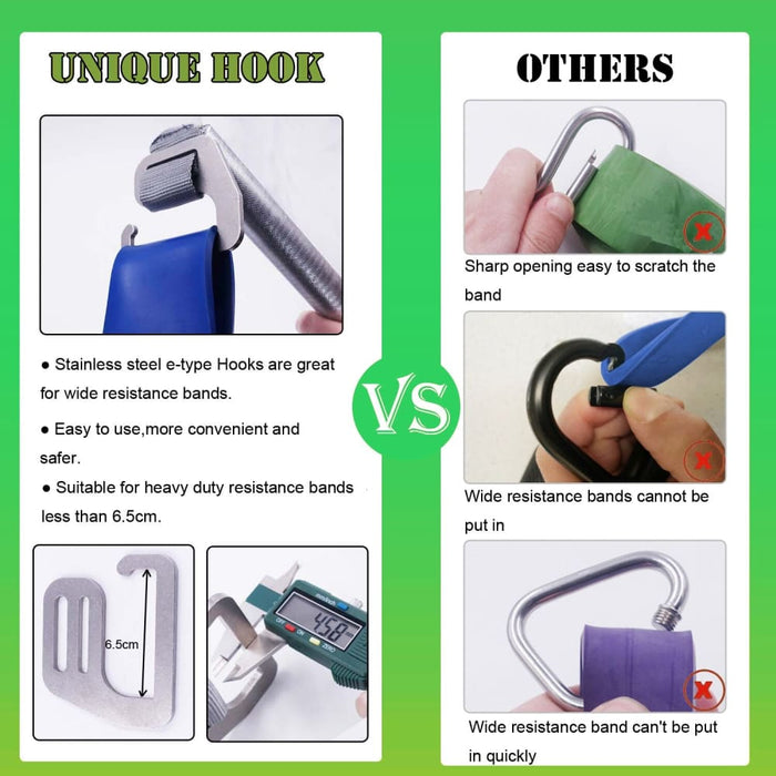 96cm Resistance Bar with Large Hook Handles