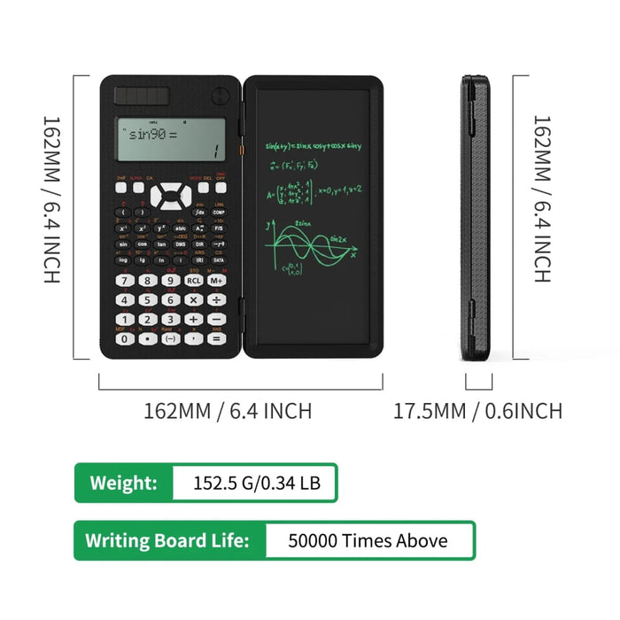 991ms Calculator with Writing Tablet 349 Functions