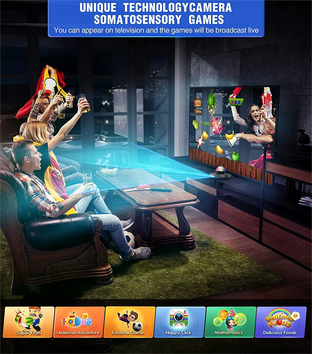 Wireless Dance Mat For Tv / Pc Anti Slip Fitness Music Game Double Controller Foldable