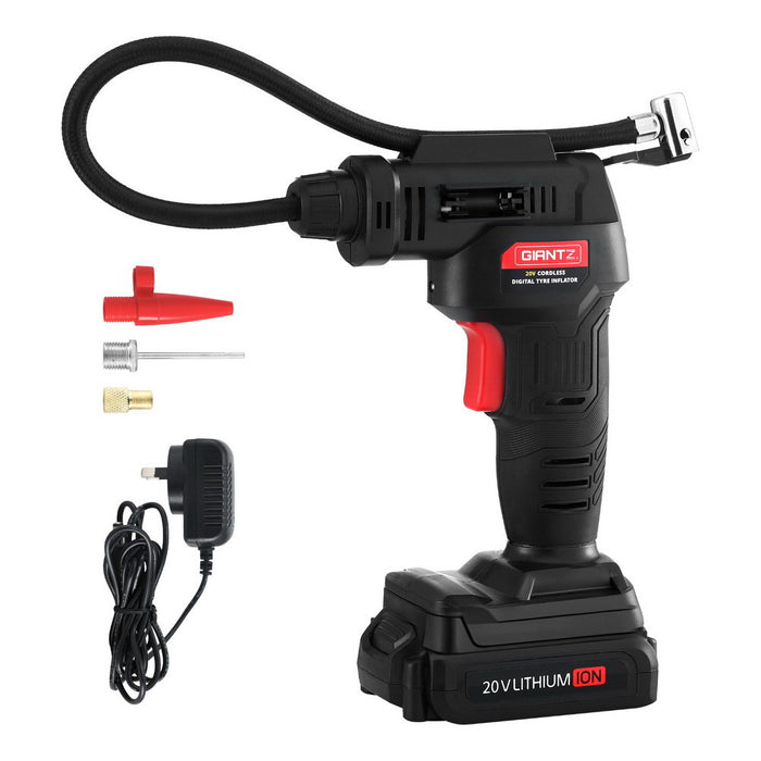 20V Air Compressor 120Psi Electric Portable Air Inflator Led Light