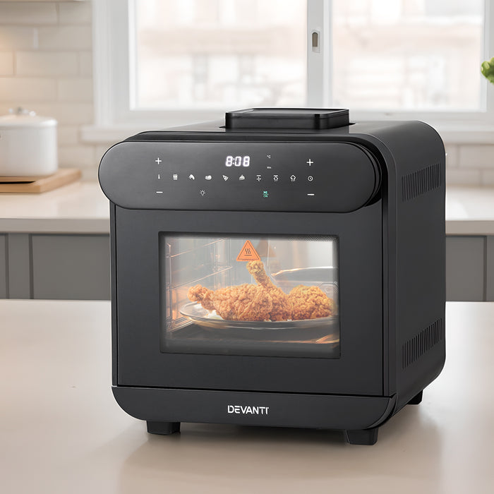 Steam Air Fryer Oven 15L W/ Lcd Touch 1600W