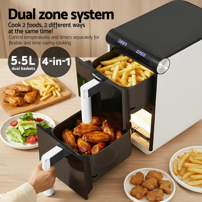 Air Fryer Oven 11L Dual Zone Fryers