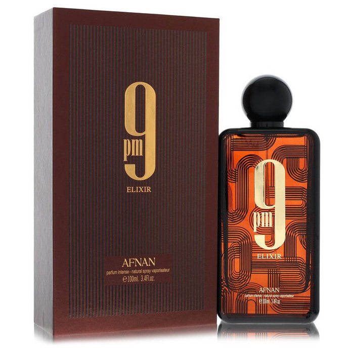 9Pm Elixir Intense Parfum Intense Spray By Afnan For Men-100 Ml
