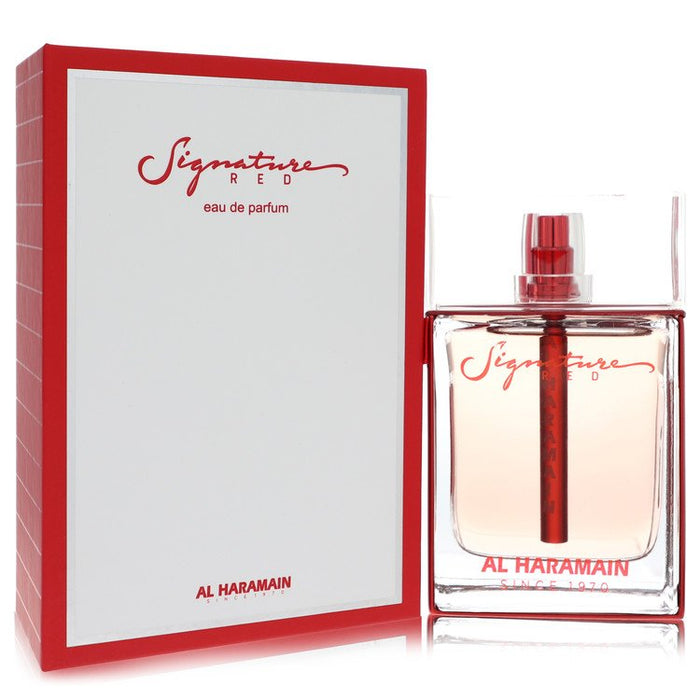 Signature Red Eau De Parfum Spray By Al Haramain For Women-100 Ml