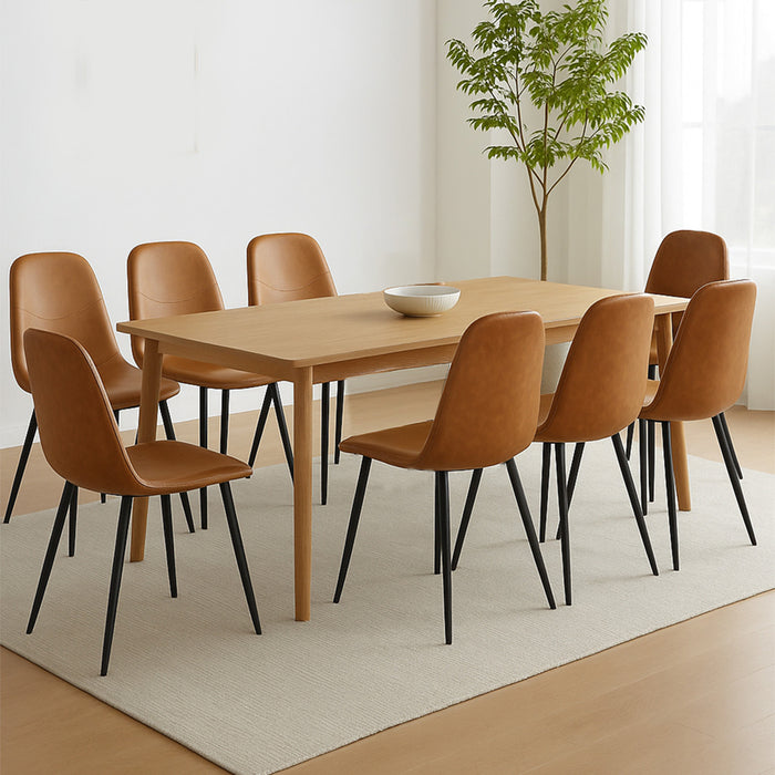 8X Dining Chairs Kitchen Eames