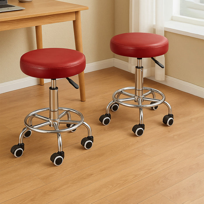 2X Salon Stool Swivel Barber Stools