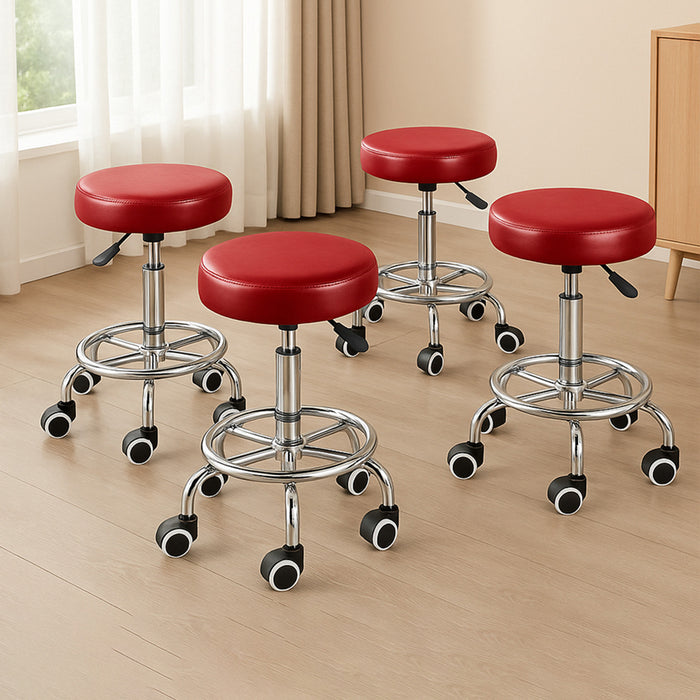 4X Salon Stool Swivel Barber Stools