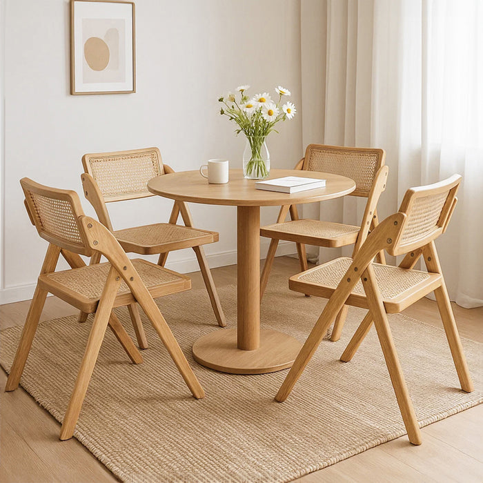 4X Dining Chairs Foldable Accent