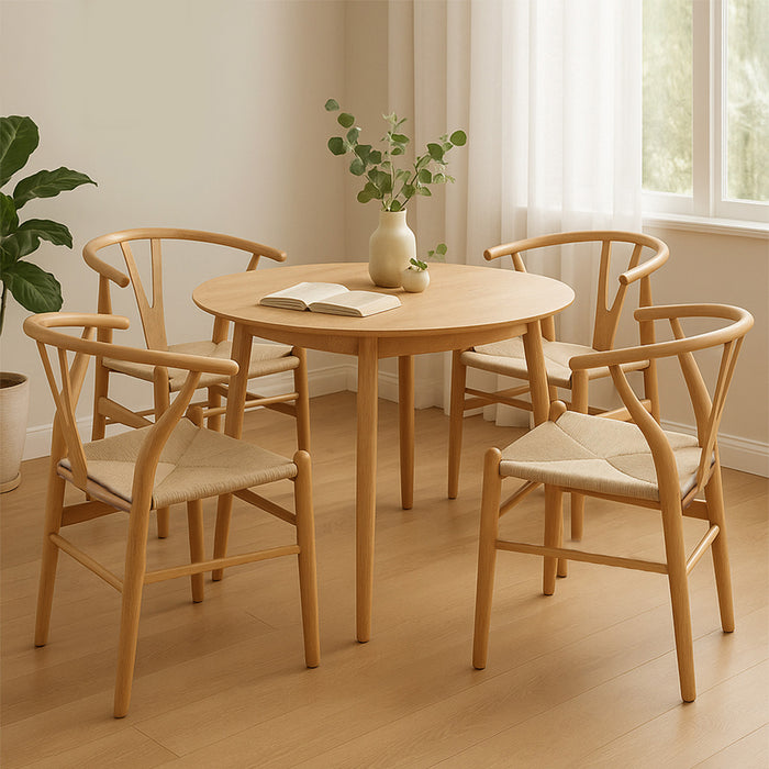 4X Dining Chairs Wooden Hans