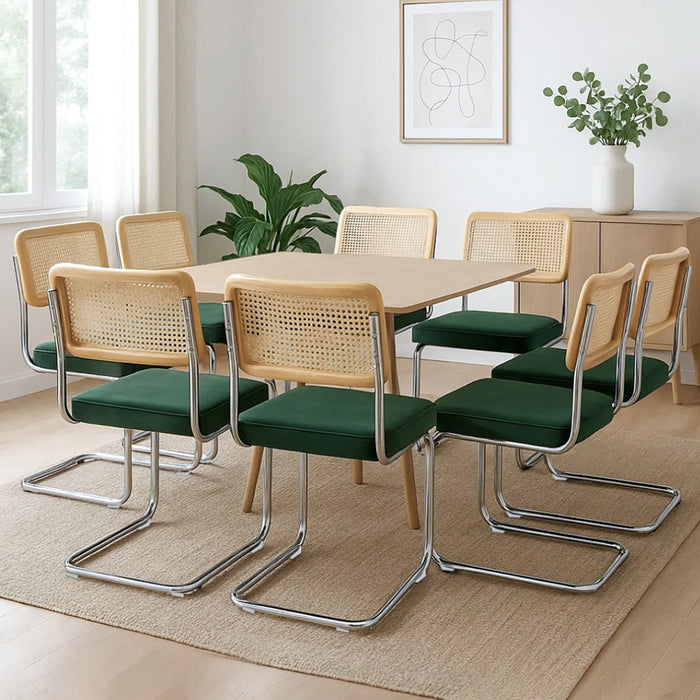 8X Rattan Chair Dining Chairs