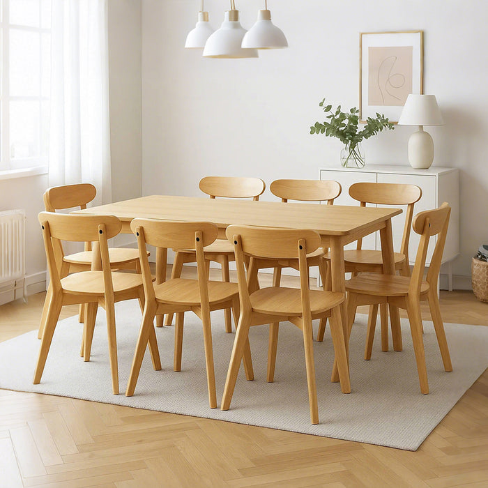 8X Dining Chairs Wooden Kitchen Chair