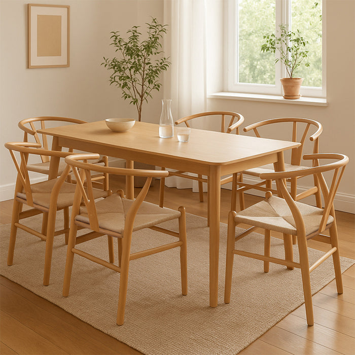 6X Dining Chairs Wooden Hans