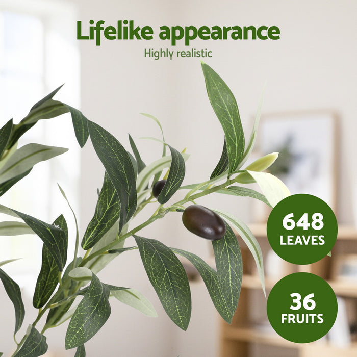 155Cm Artificial Olive Tree Faux Trees Indoor Decor Artificial Plants Lifelike Plant