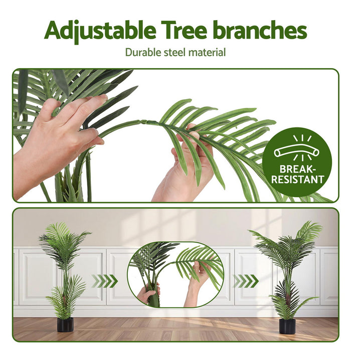 100cm Artificial Palm Tree Faux Trees Indoor Decor Artificial Plants Lifelike Plant