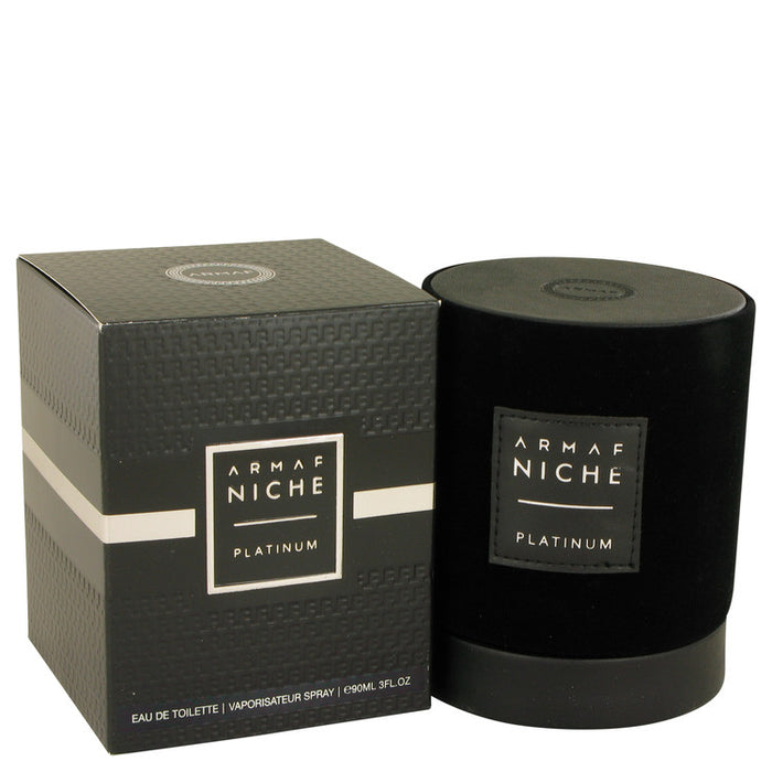 Armaf Niche Platinum Eau De Toilette Spray By Armaf For Men-90 Ml