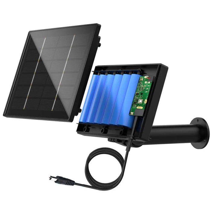 Portable Solar Charger For Security Camera 5V / 6V 4W Panel Dc 5521 Output