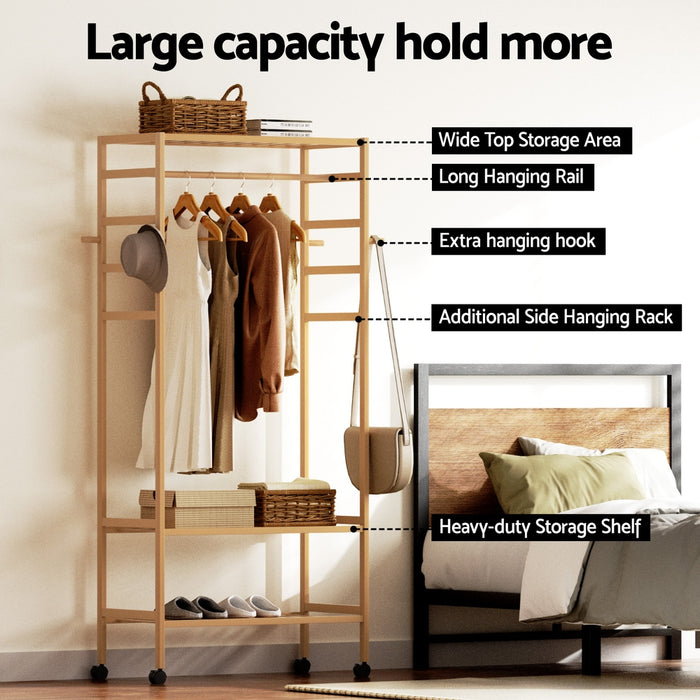 Clothes Rack Wardrobe Coat Stand 169cm
