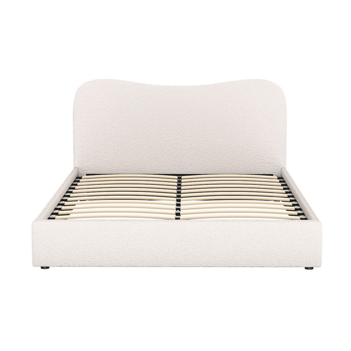 Bed Frame Queen Size Boucle Dara