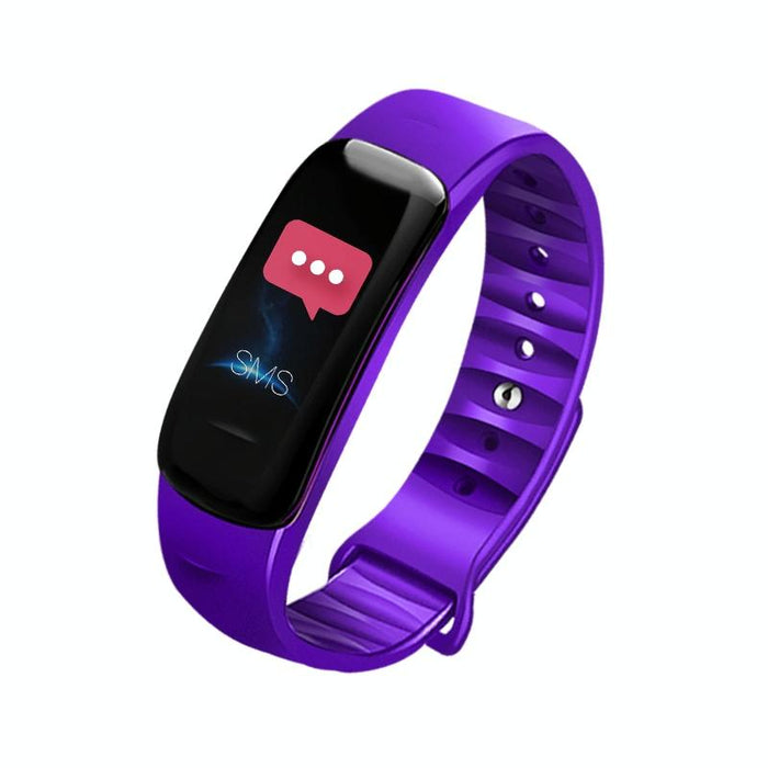 Ips Smart Bracelet Call Reminder Hr/Bp Monitoring Sleep/Sedentary Tracking Remote Control