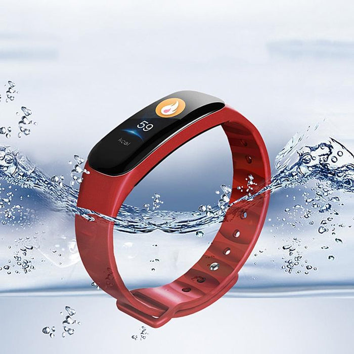 Ips Smart Bracelet Call Reminder Hr/Bp Monitoring Sleep/Sedentary Tracking Remote Control