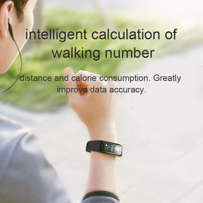 Ips Smart Bracelet Call Reminder Hr/Bp Monitoring Sleep/Sedentary Tracking Remote Control