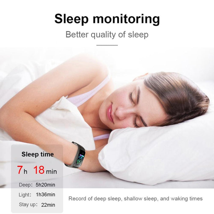 Ips Smart Bracelet Ip67 Waterproof Call Reminder Heart Rate Blood Pressure Sleep Monitoring