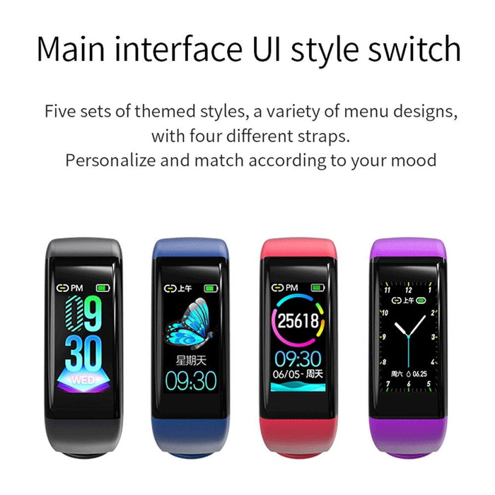 Ips Smart Bracelet Ip67 Waterproof Call/Heart/Bp/Sleep/Sedentary