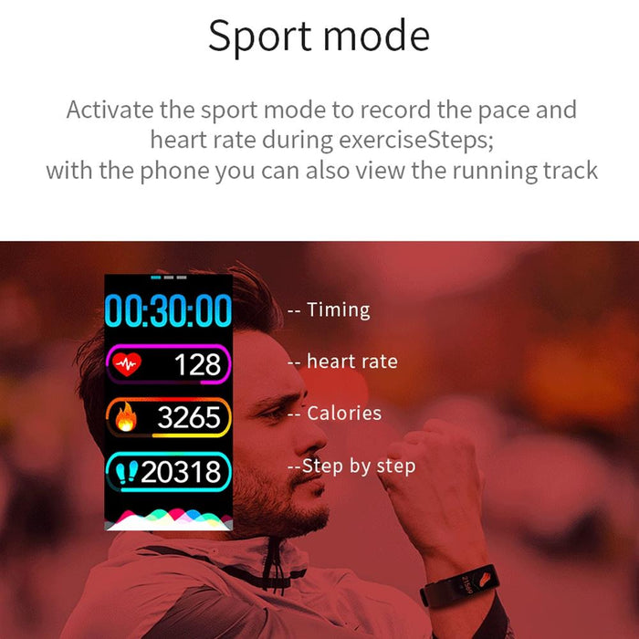 Ips Smart Bracelet Ip67 Waterproof Call/Heart/Bp/Sleep/Sedentary