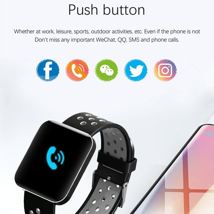 Ip67 Waterproof Smart Bracelet Tft Screen Call/Heart/Sleep/Sedentary/Blood Monitoring
