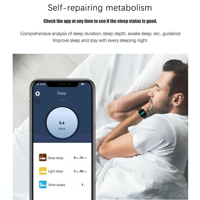 Ip67 Waterproof Smart Bracelet Tft Screen Call/Heart/Sleep/Sedentary/Blood Monitoring