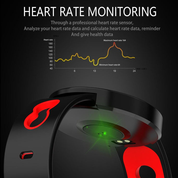 Waterproof Smart Bracelet Tft Screen Health Monitoring