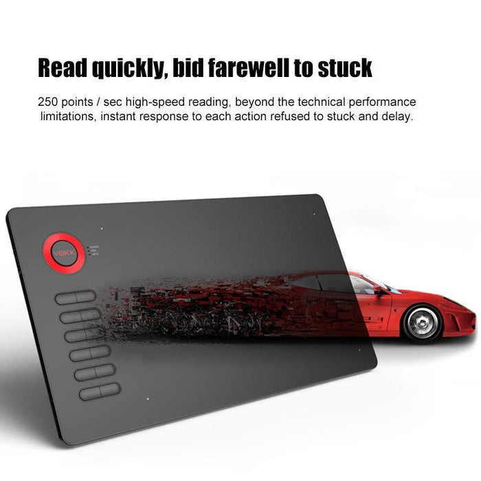 10X6 Inch Smart Touch Graphic Tablet With Type-C Interface