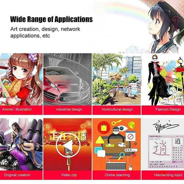 10X6 Inch Smart Touch Graphic Tablet With Type-C Interface