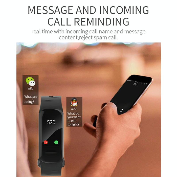 Ips Smart Bracelet Ip67 Waterproof Step/Heart/Sleep Monitoring