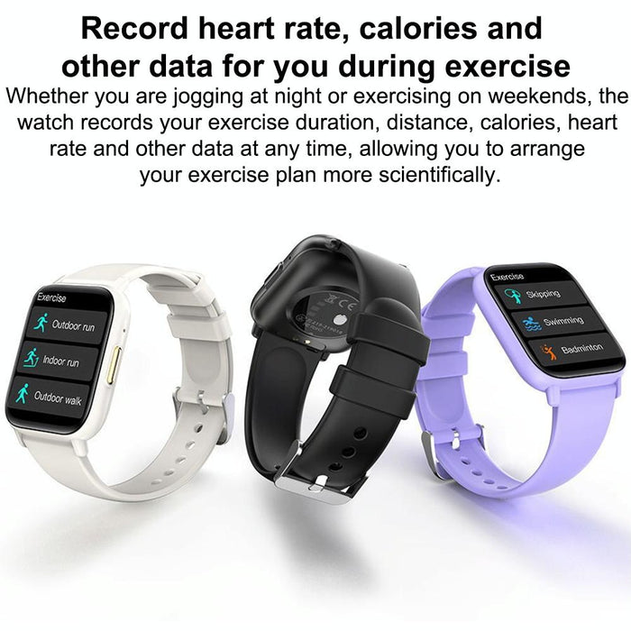 1.83 Inch Ip68 Waterproof Smart Watch Support Body Temperature Monitoring / Heart Rate / Blood Oxygen / Blood Pressure Monitoring