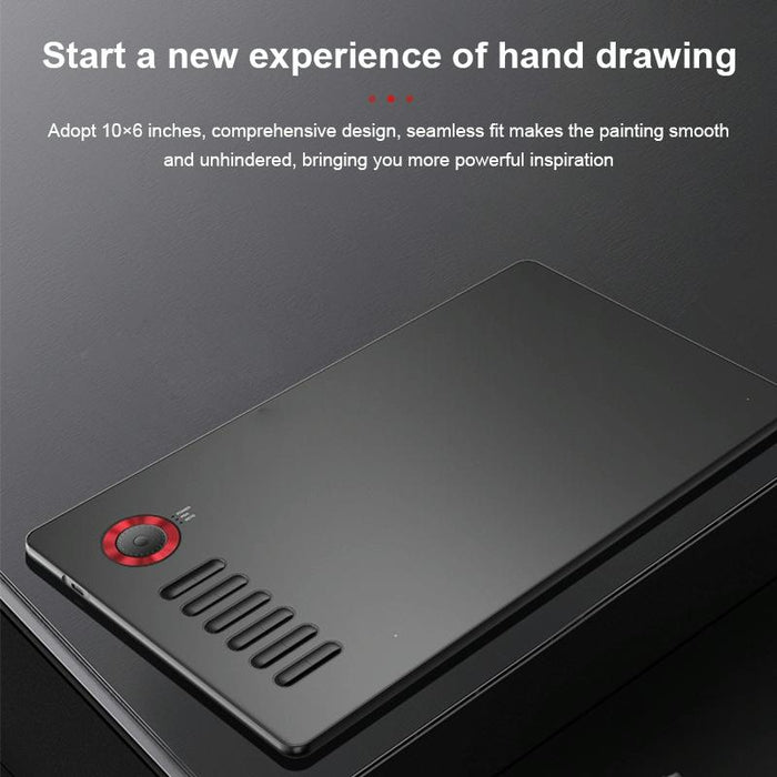10X6 Inch Smart Touch Graphic Tablet With Type-C Interface