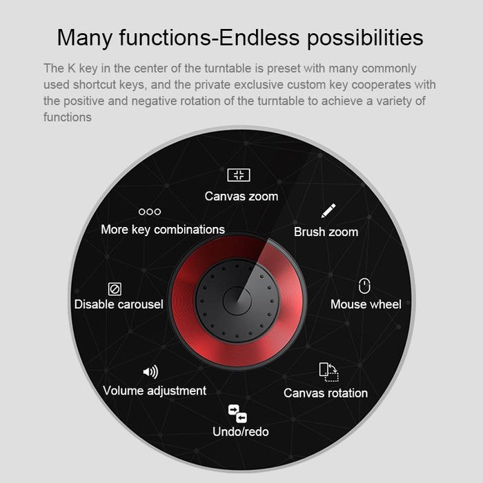 10X6 Inch Smart Touch Graphic Tablet With Type-C Interface