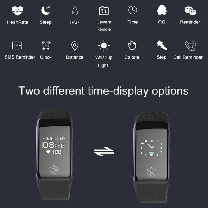 Oled Fitness Tracker Ip67 Waterproof