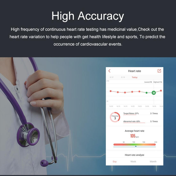 Oled Fitness Tracker Ip67 Waterproof