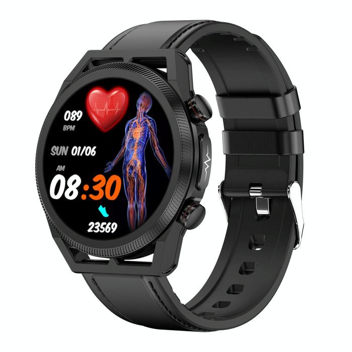 1.39 Inch Ips Screen Waterproof Smart Watch With Body Temp & Ecg Support