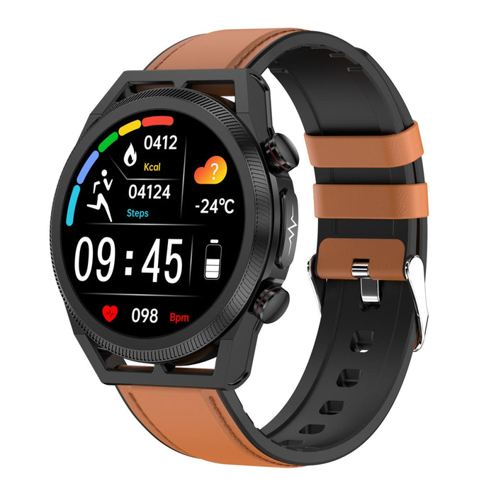 1.39 Inch Ips Screen Waterproof Smart Watch With Body Temp & Ecg Support