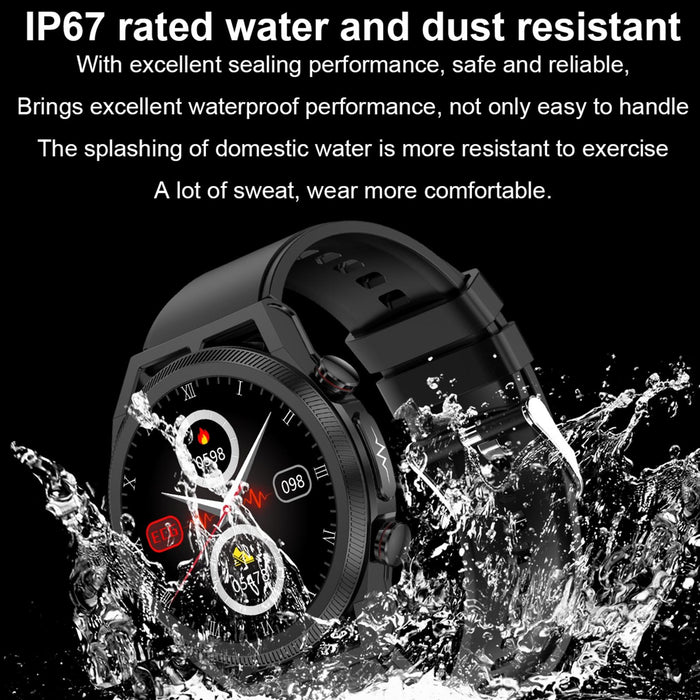 1.39 Inch Ips Screen Waterproof Smart Watch With Body Temp & Ecg Support