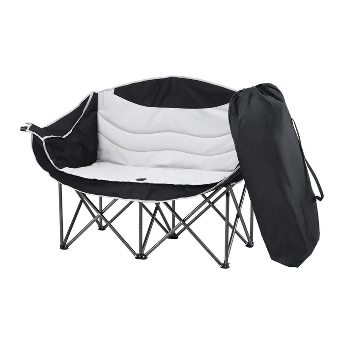 Camping Chair Double Folding Moon Chair Portable Seat 240Kg