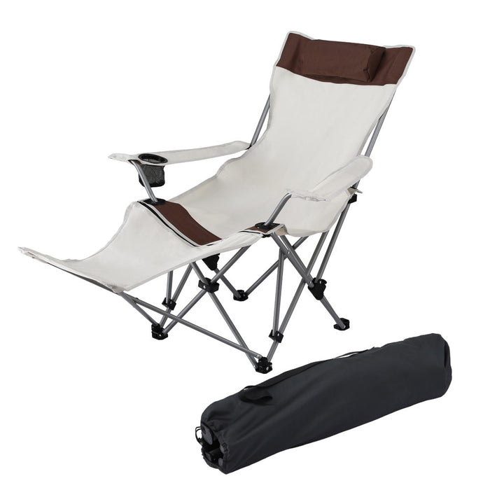 Camping Chair Reclining Adjustable Portable Outdoor Folding Lightweight