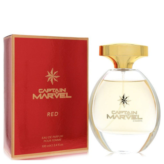 Captain Marvel Red Eau De Parfum Spray By Marvel For Women-100 Ml