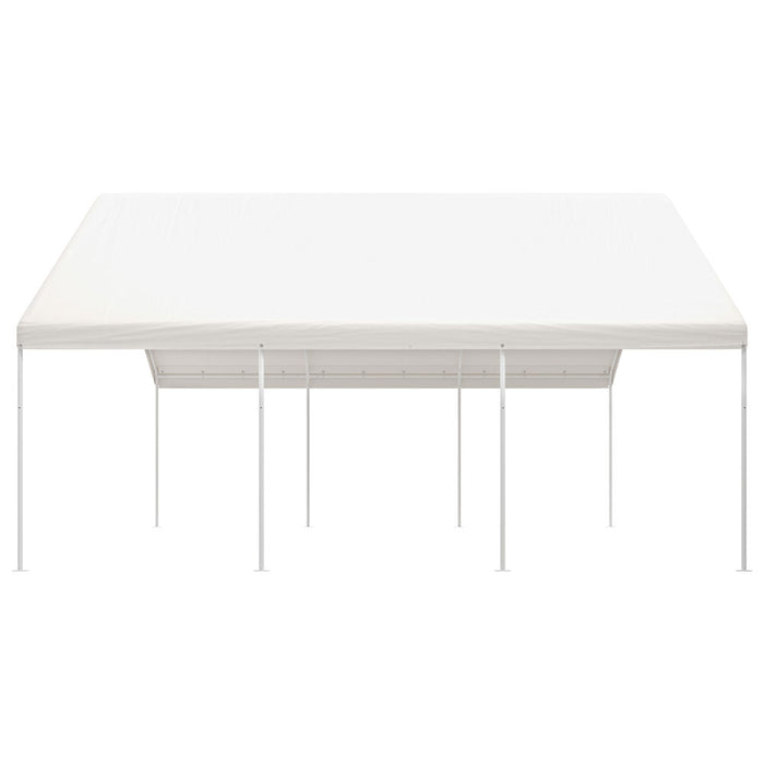 Carports 6X6M Carport Kits Steel Shelter Gazebo Canopy Garage Portable Garden Shed