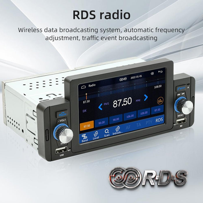 5 Inch Car Mp5 Inch Player W / Wireless Phone Mirror Link & Steering Wheel Control