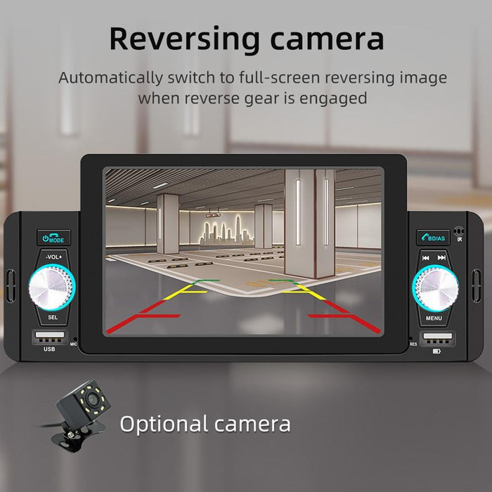 5 Inch Car Mp5 Inch Player W / Wireless Phone Mirror Link & Steering Wheel Control